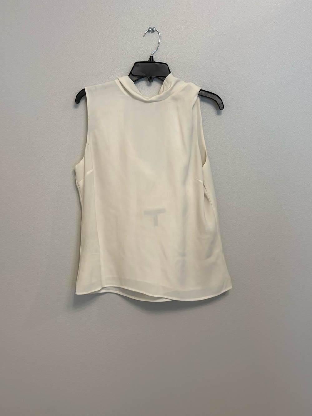 BCBGMaxAzria Cream Sleeveless Mock Neck Camisole